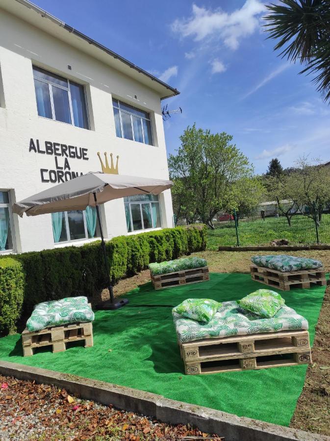 Albergue La Corona1 O Pino Exterior foto